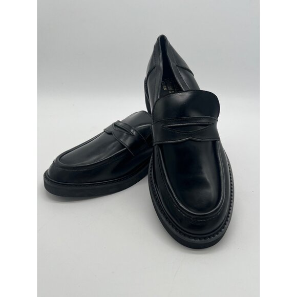 Mens G.H. Bass Black Leather Penny Loafers Size 9 With Cushioned Sole main image 10